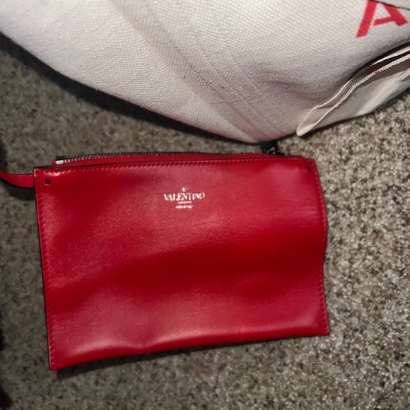 Valentino Garavani Cream and Red Tote Bag - Picture 4 of 6